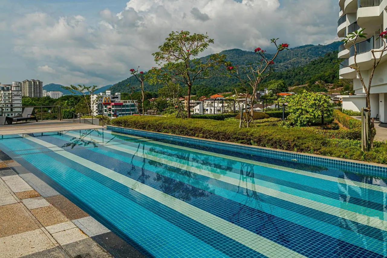 Family Seaview Suite With 3 Rooms By The Only Bnb Tanjung Tokong Apartment